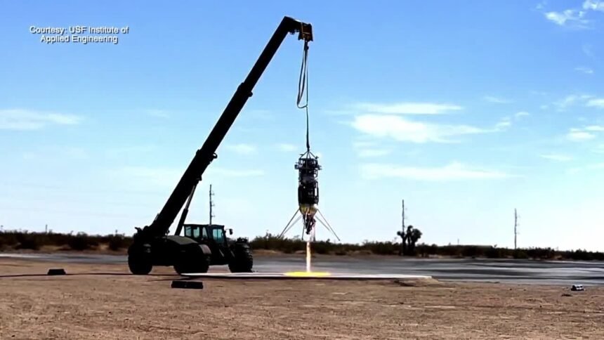 USF Team Develops Technology to Make Landing on the Moon Safer, Less Expensive