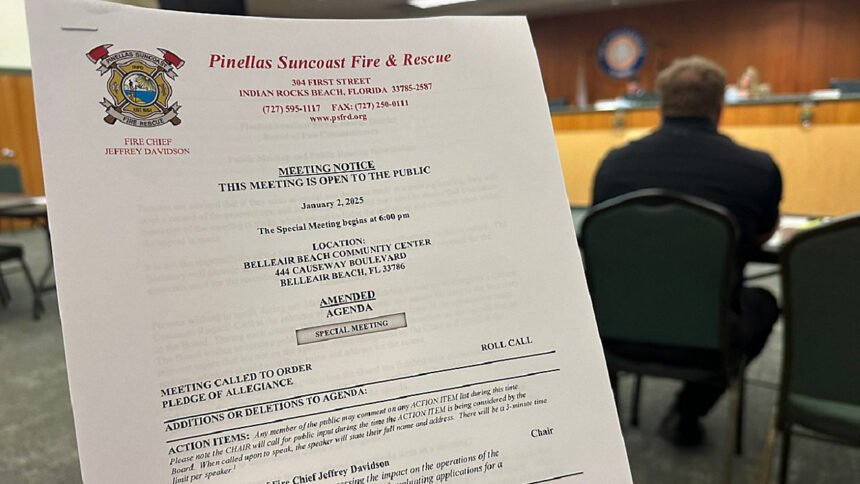 Process of Finding a New Chief for Pinellas Suncoast Fire and Rescue